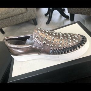 Size 6 1/2  J/Slides NYC sneakers